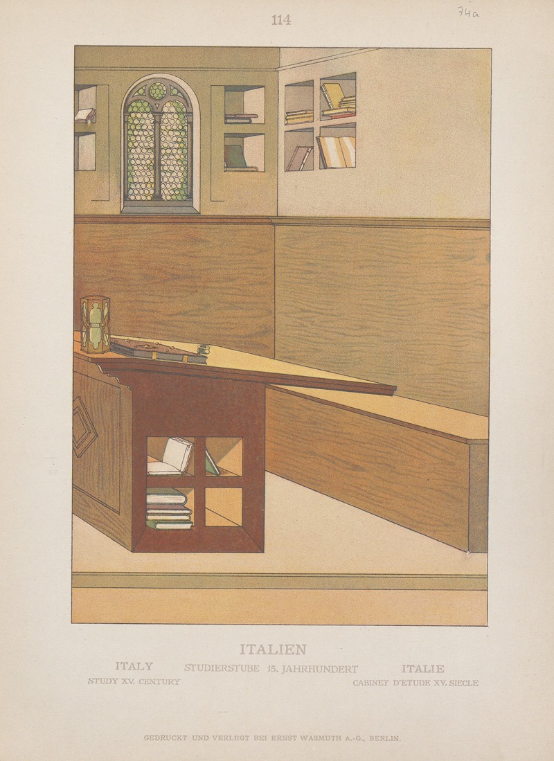 Adolf Rosenberg - Italy; Study XV century