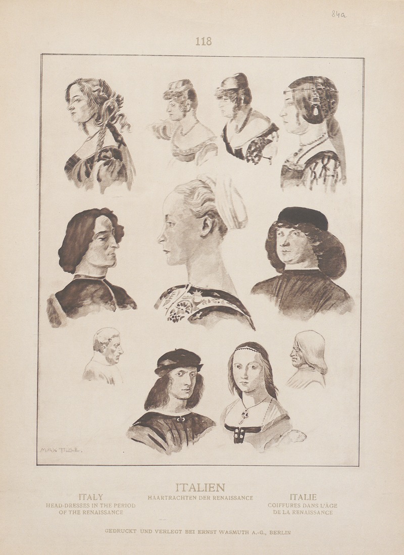 Adolf Rosenberg - Italy; Head-dresses in the period of the Renaissance