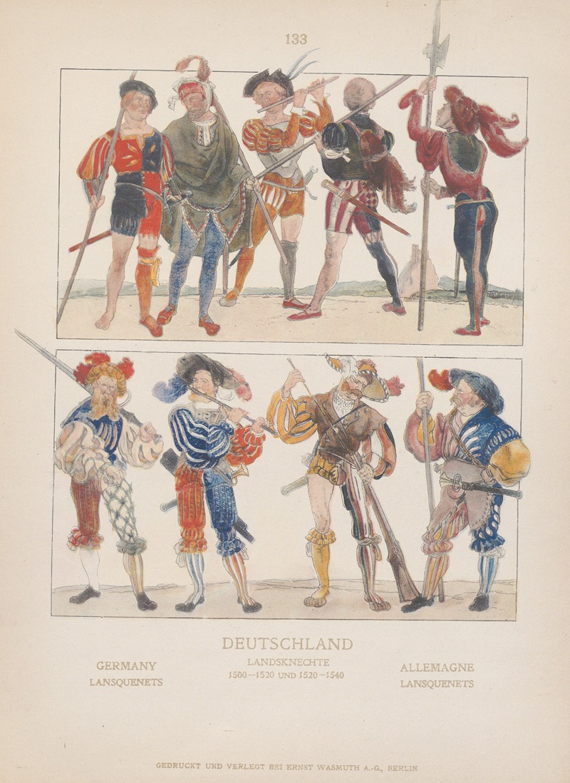 Adolf Rosenberg - Germany; Lansquenets