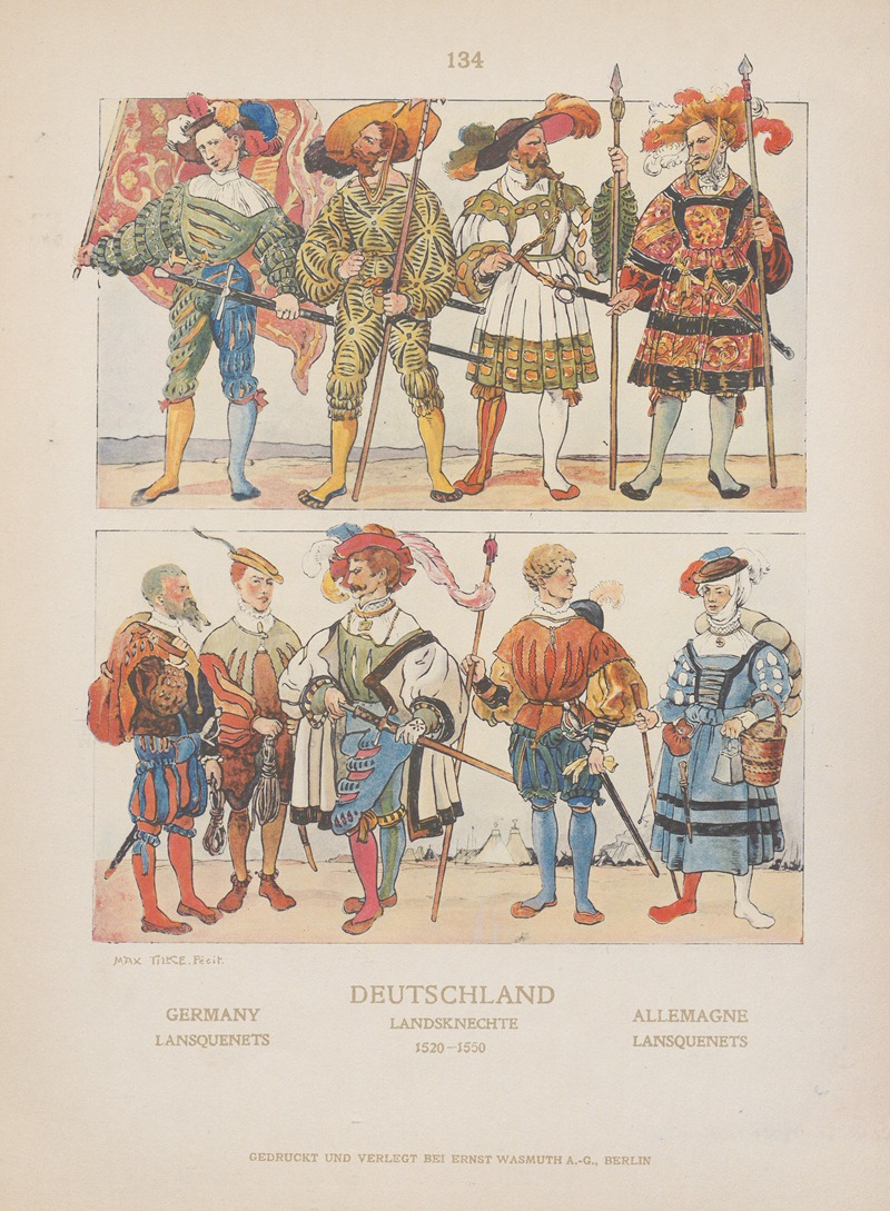 Adolf Rosenberg - Germany; Lansquenets