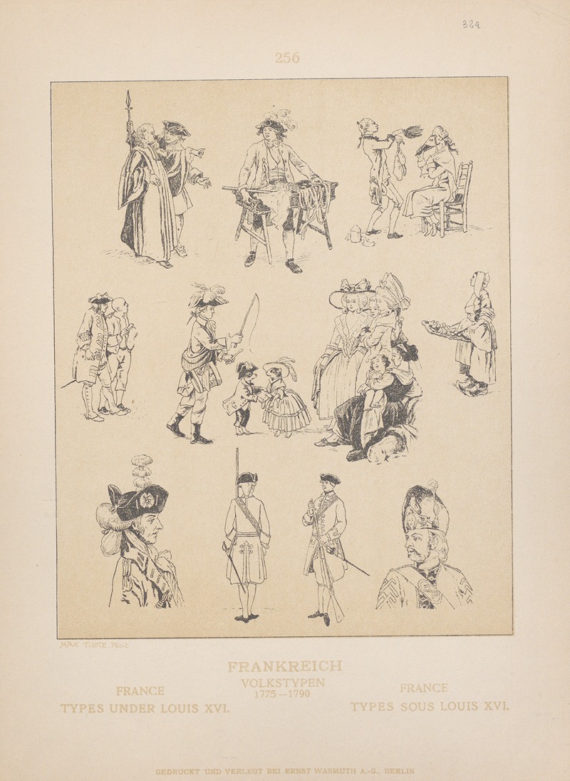 Adolf Rosenberg - France; Types under Louis XVI