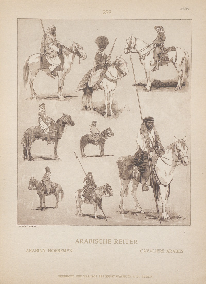 Adolf Rosenberg - Arabian Horsemen