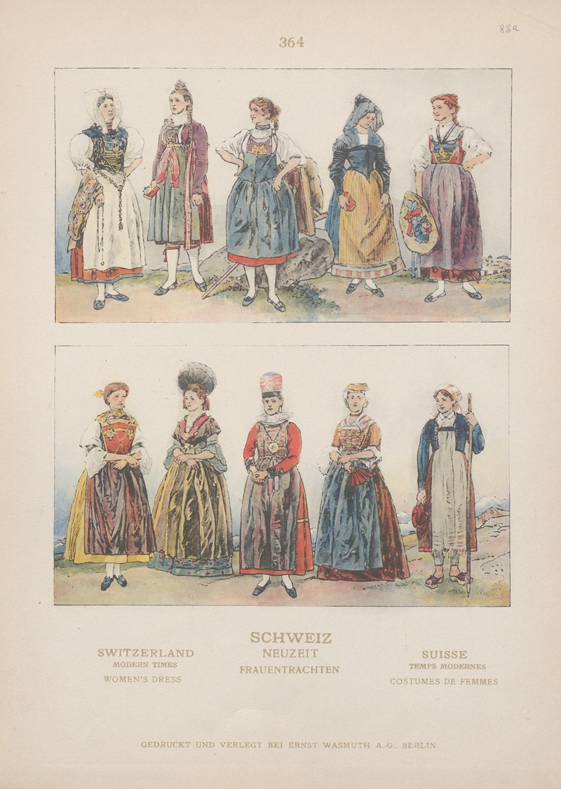 Adolf Rosenberg - Switzerland; Modern times; Women’s dress