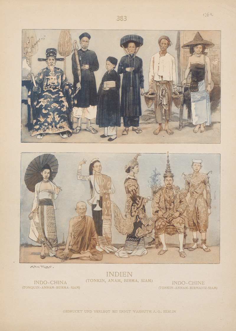 Adolf Rosenberg - Indo-China (Tonquin-Annam-Burma-Siam)