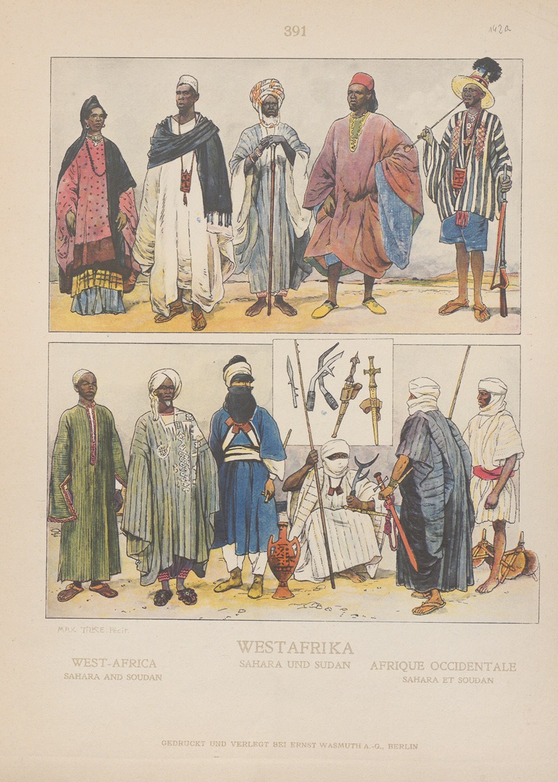 Adolf Rosenberg - West-Africa; Sahara and Soudan