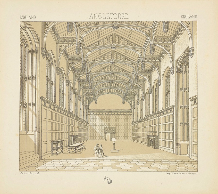 Auguste Racinet - Architecture interieure – XIVe, XVe et XVIe siecle
