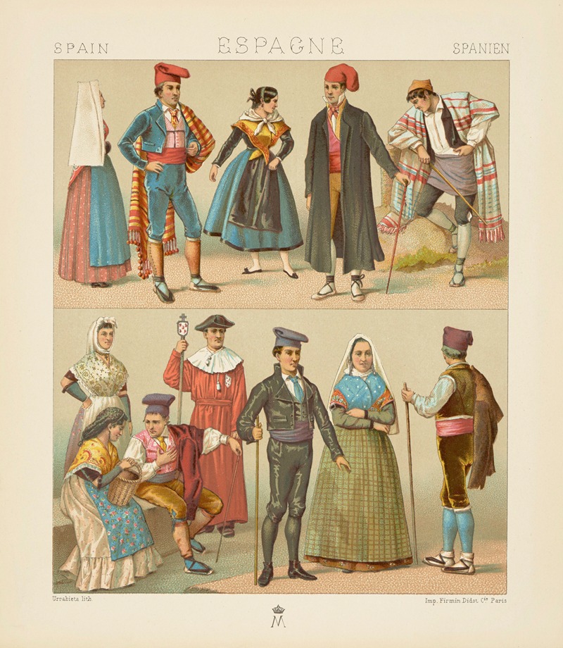 Auguste Racinet - Catalans et Aragonais
