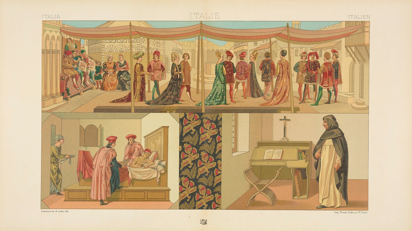 Auguste Racinet - Costumes civils et religieux, objets mobiliers