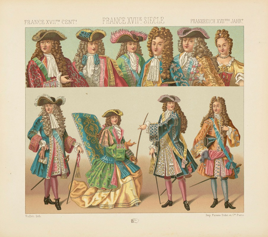 Auguste Racinet - Costumes de la noblesse