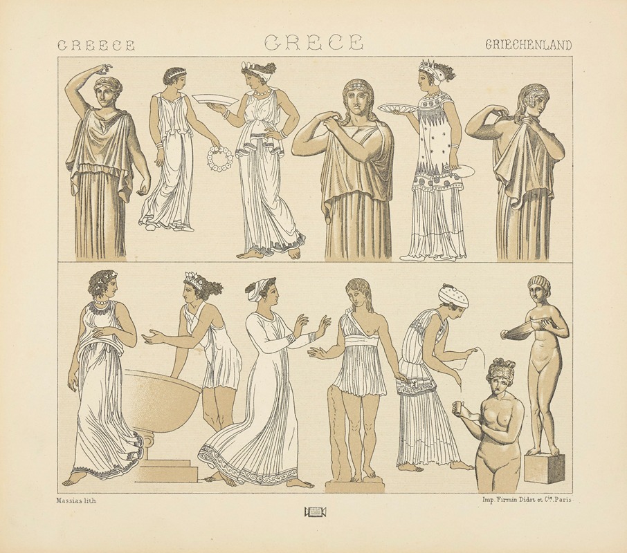 Auguste Racinet - Costumes des femmes