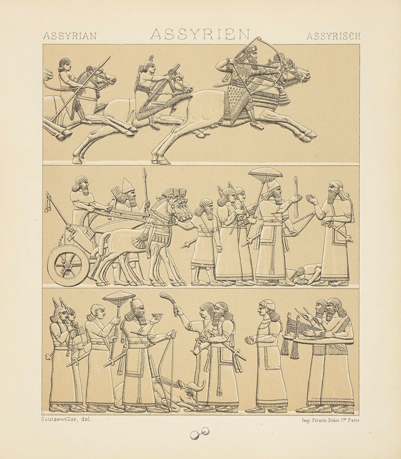 Auguste Racinet - Costumes et armes; pompes et chasses royales.