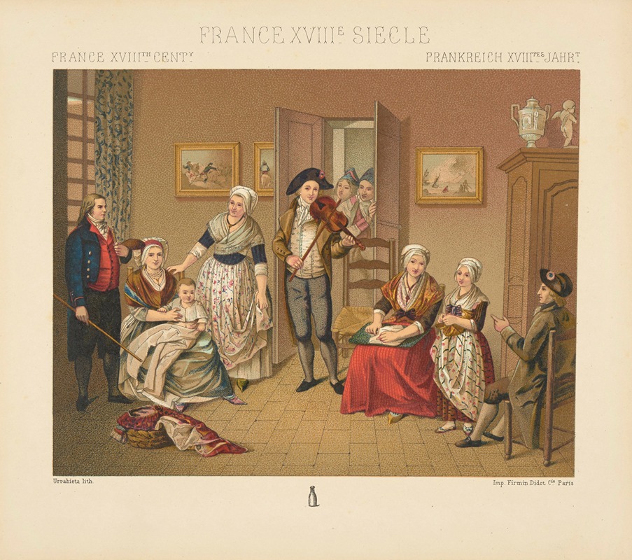 Auguste Racinet - Costumes et interieur