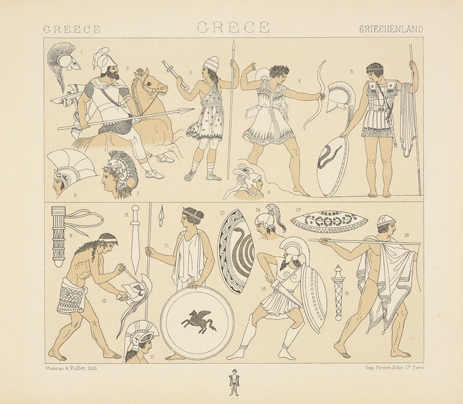 Auguste Racinet - Costumes et usages militaires