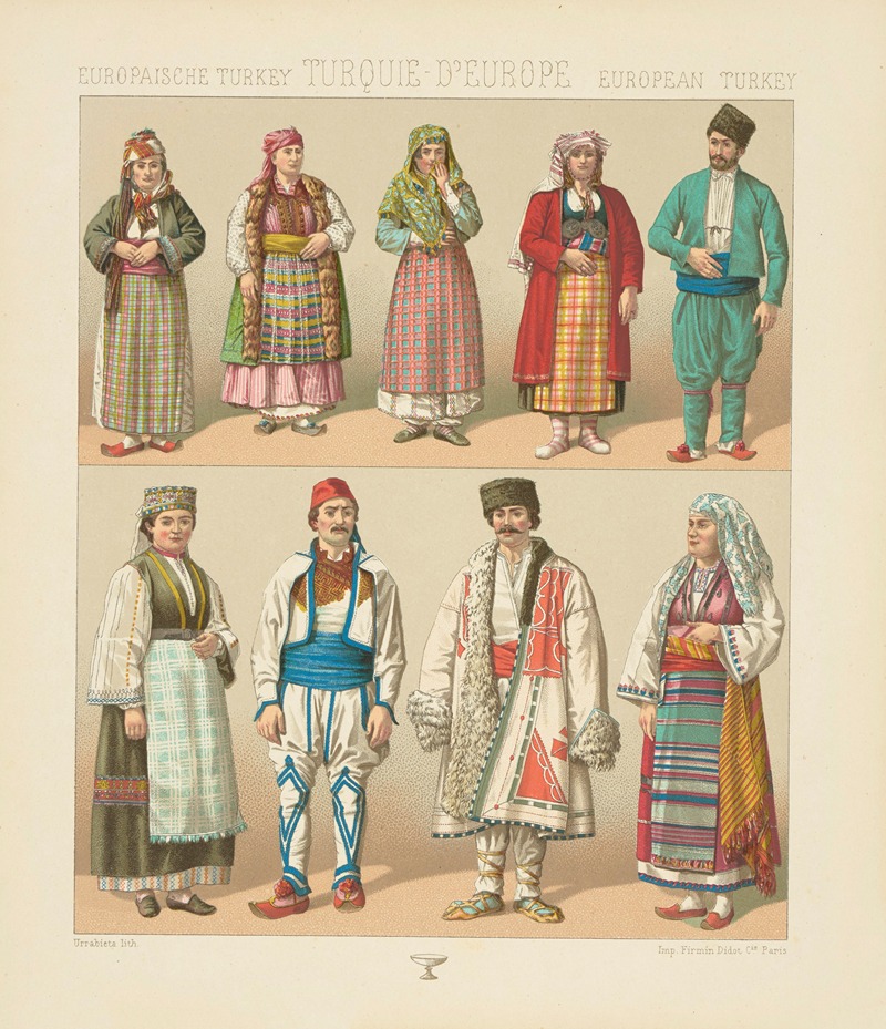 Auguste Racinet - Costumes populaires