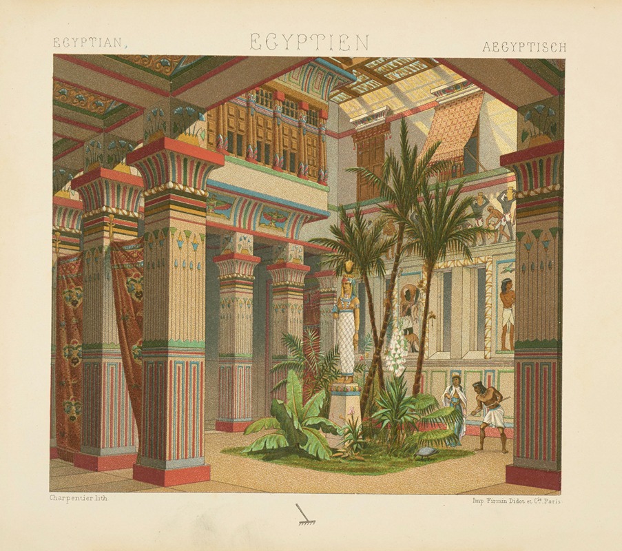 Auguste Racinet - Egyptian