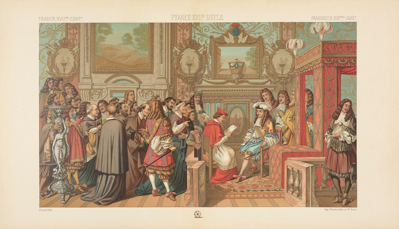 Auguste Racinet - Interieur, costumes d’apparat