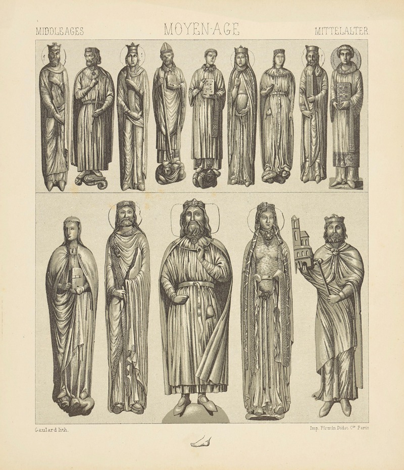 Auguste Racinet - Les classes superieures – costume civil