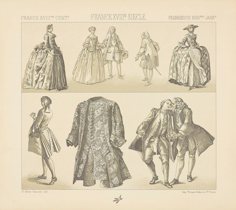 Auguste Racinet - L’habit – les paniers