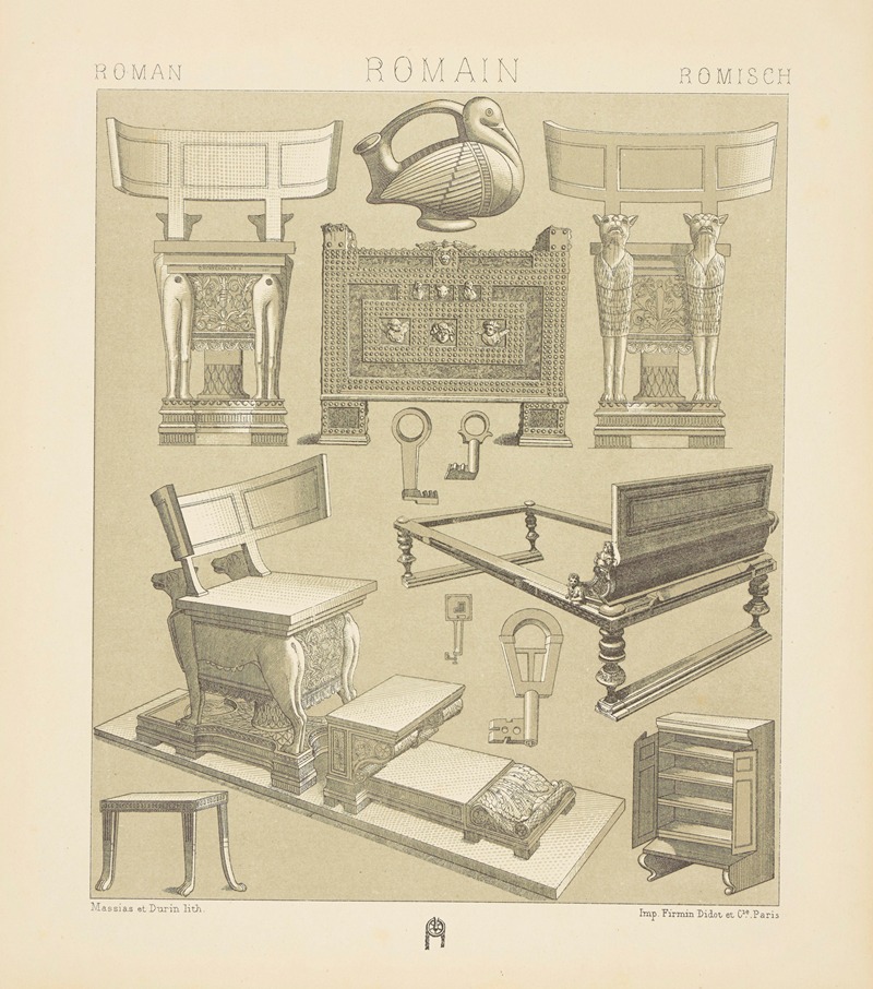 Auguste Racinet - Objets mobiliers 2