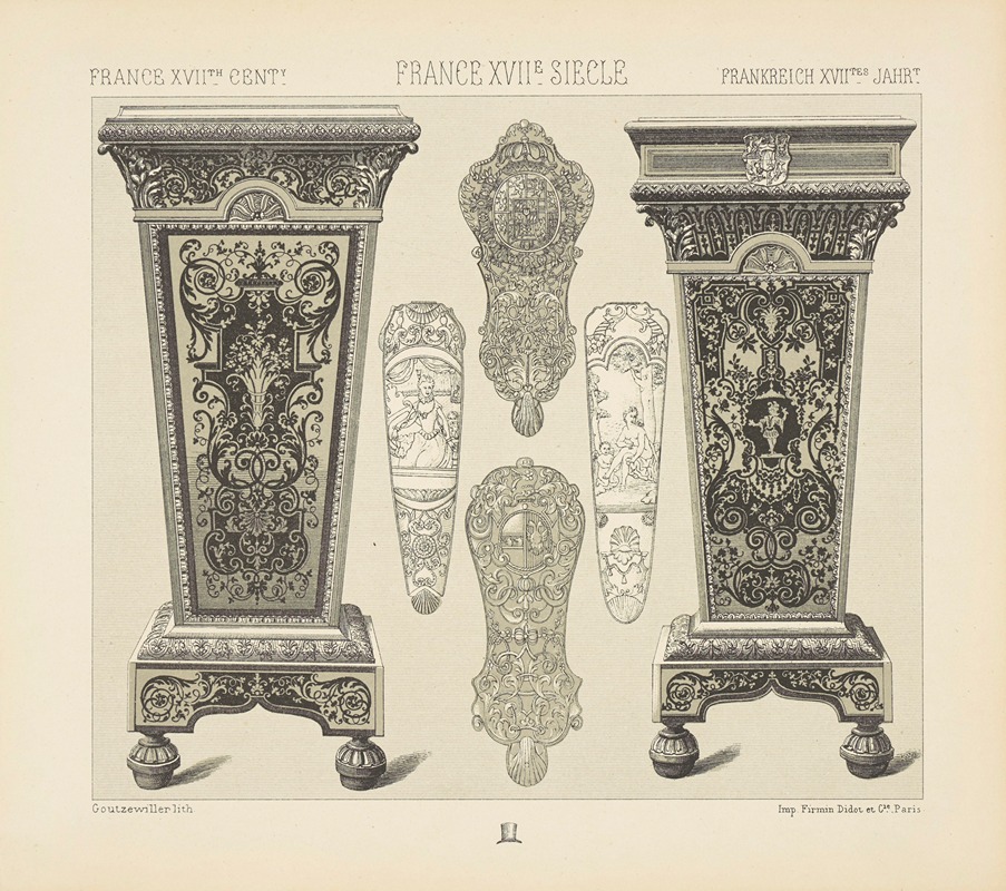 Auguste Racinet - Objets mobiliers, objets usuels