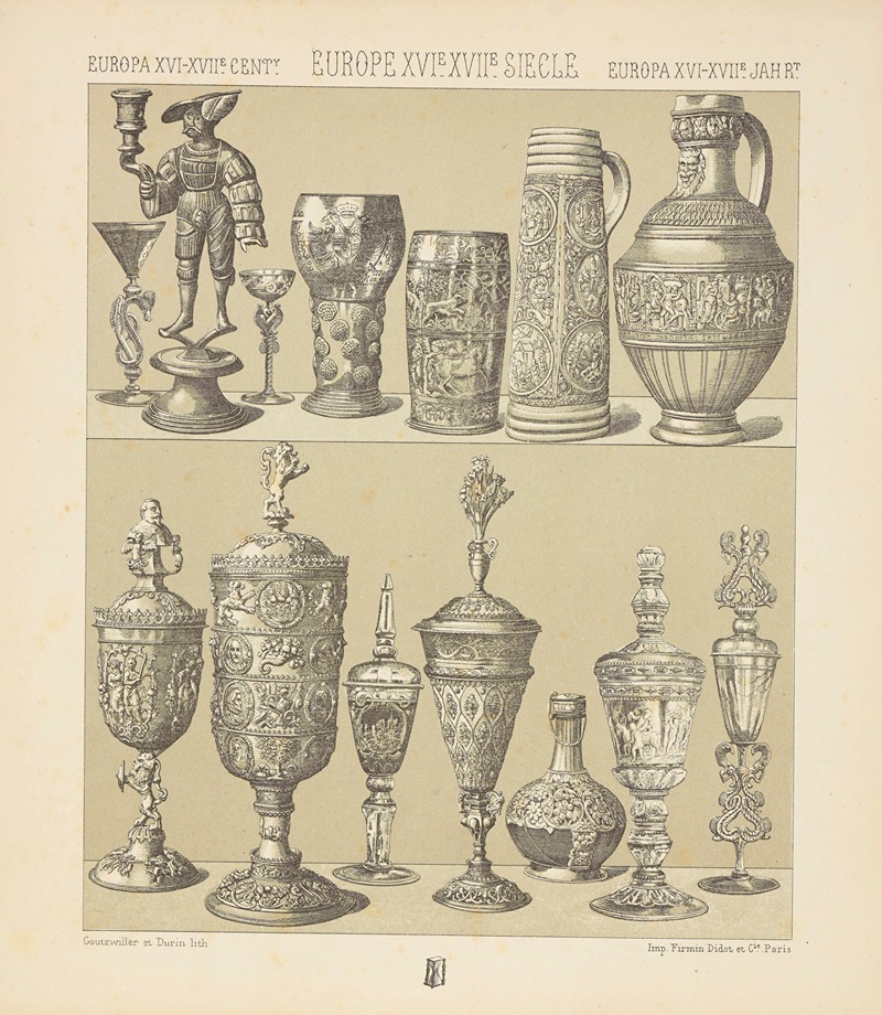 Auguste Racinet - Objets mobiliers..