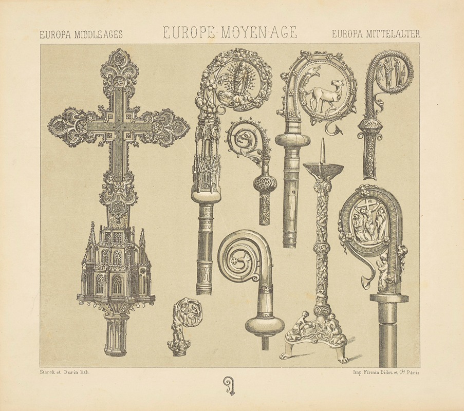 Auguste Racinet - Objets religieux