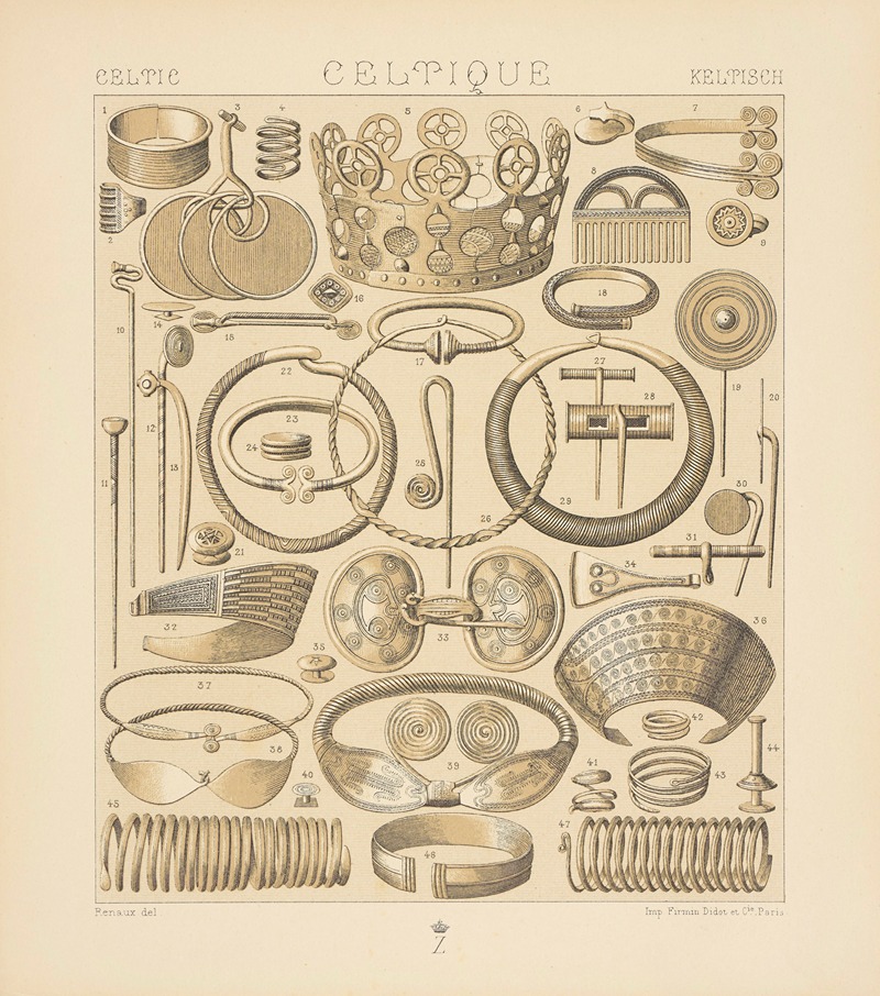 Auguste Racinet - Parures des Scandinaves de l’age du bronze