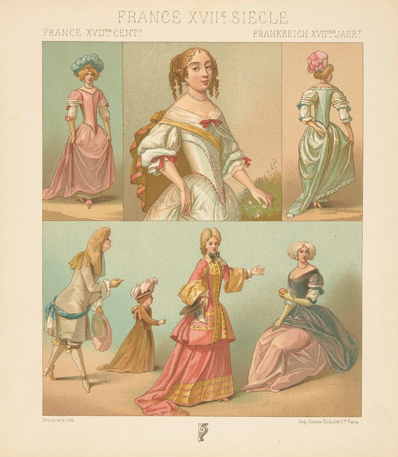 Auguste Racinet - Portraits