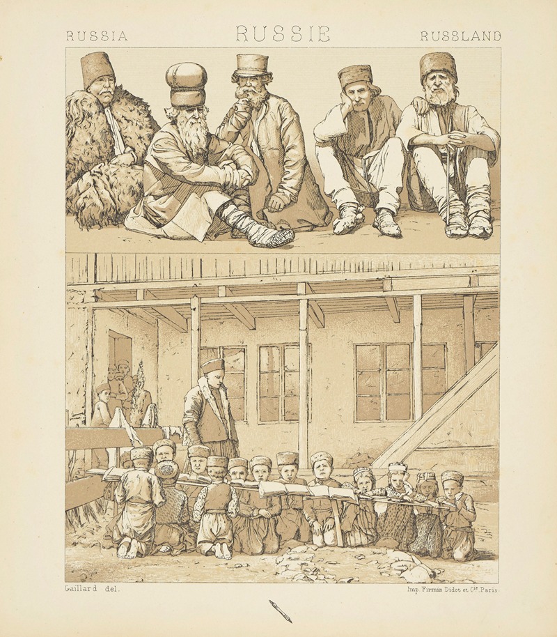 Auguste Racinet - Types et costumes des classes populaires