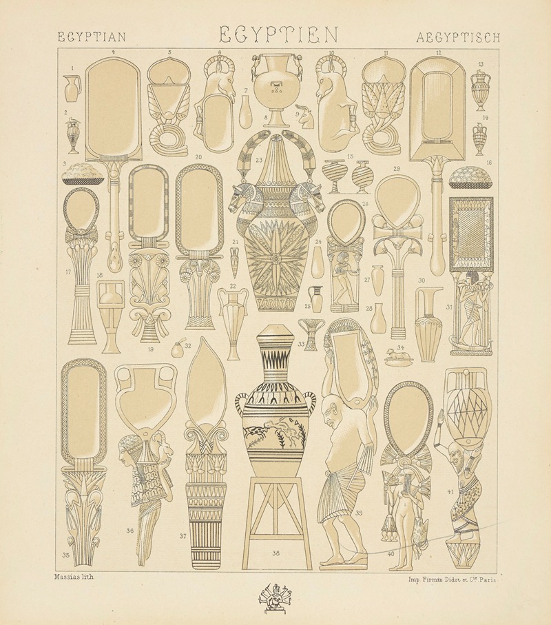 Auguste Racinet - Ustensiles domestiques