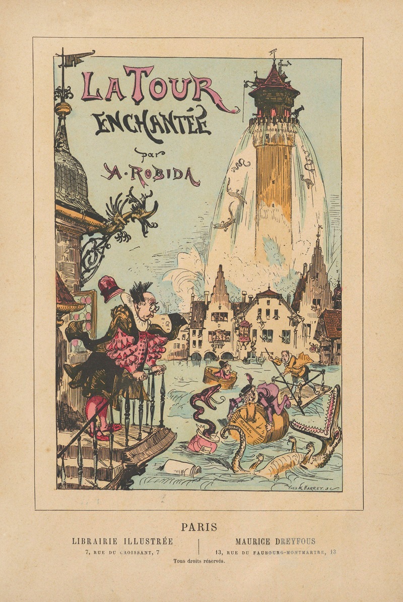 Albert Robida - La tour enchantée- Titlepage