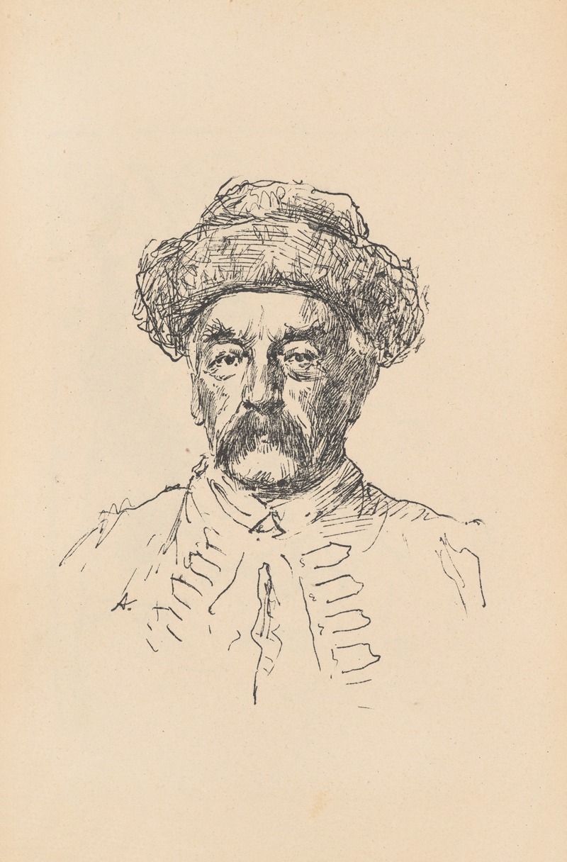 Aleksander Augustynowicz - Portret nieznanego mężczyzny.