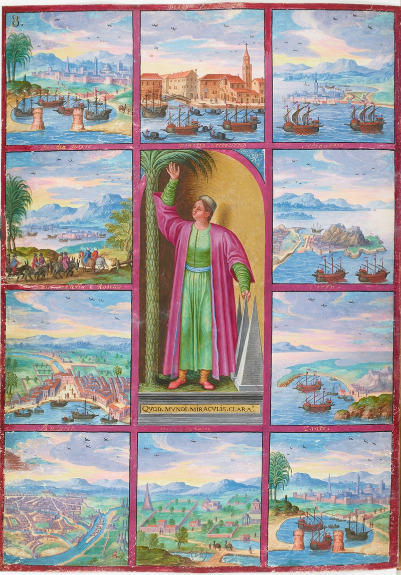 Anonymous - Personnification de l’Égypte, entourée de dix tableaux