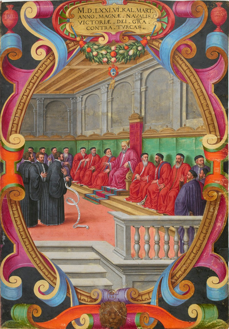 Anonymous - Introduction de Magius à l’Assemblée du Sénat de Venise en mars 1571