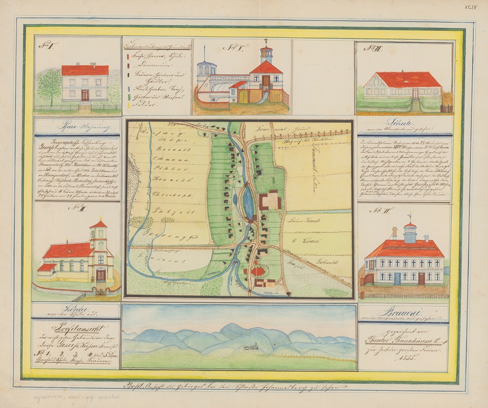 Anonymous - Atlas befindlichen Karten, gezeichnet von Seminaristen Pl.44