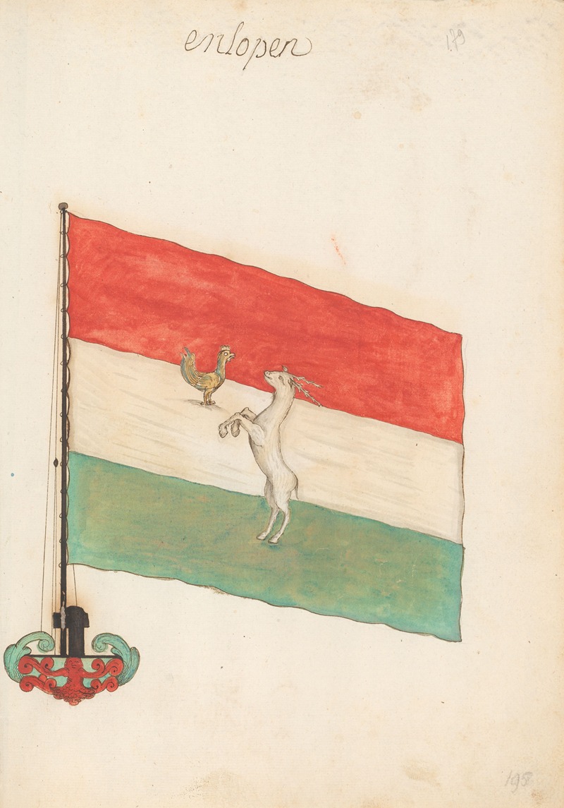 Anonymous - Flag of Hindeloopen