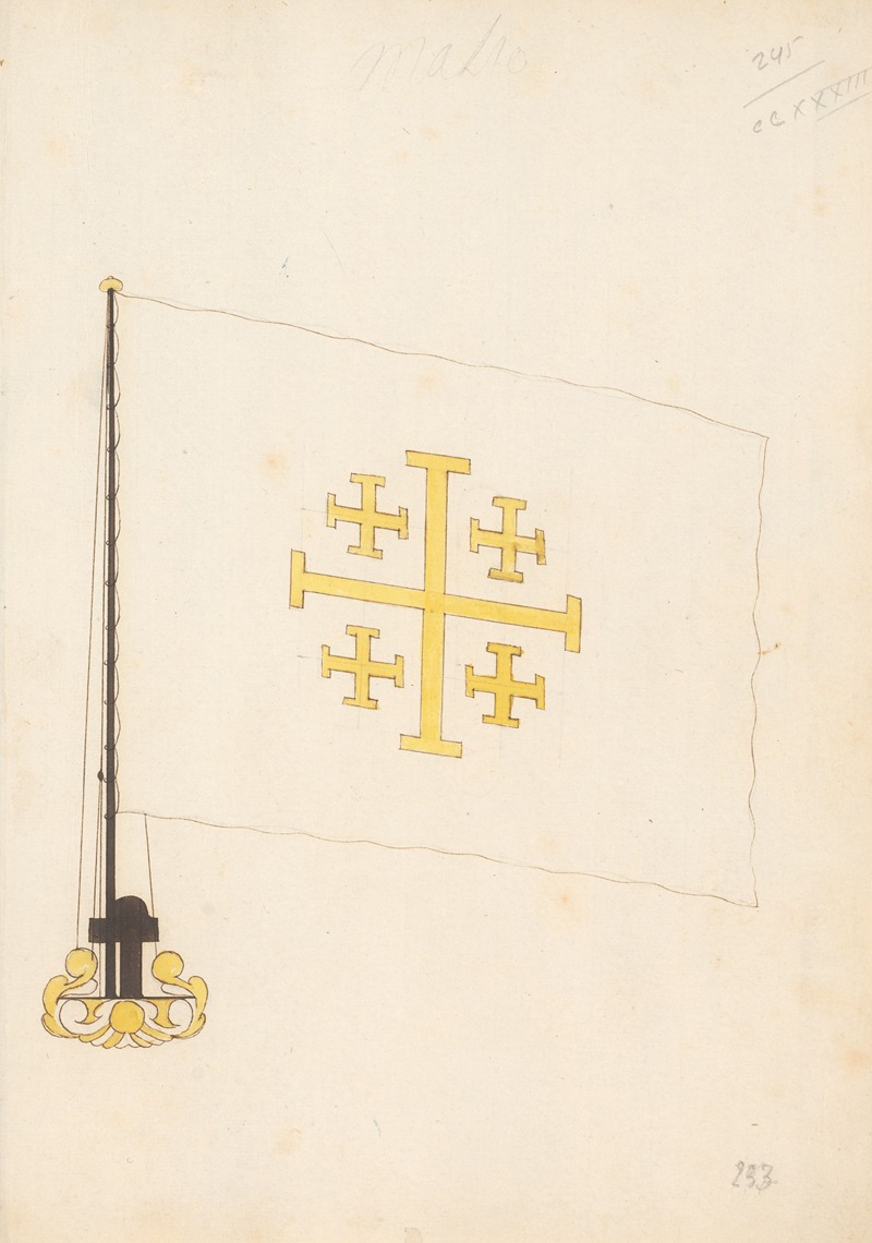 Anonymous - Flag of Jerusalem
