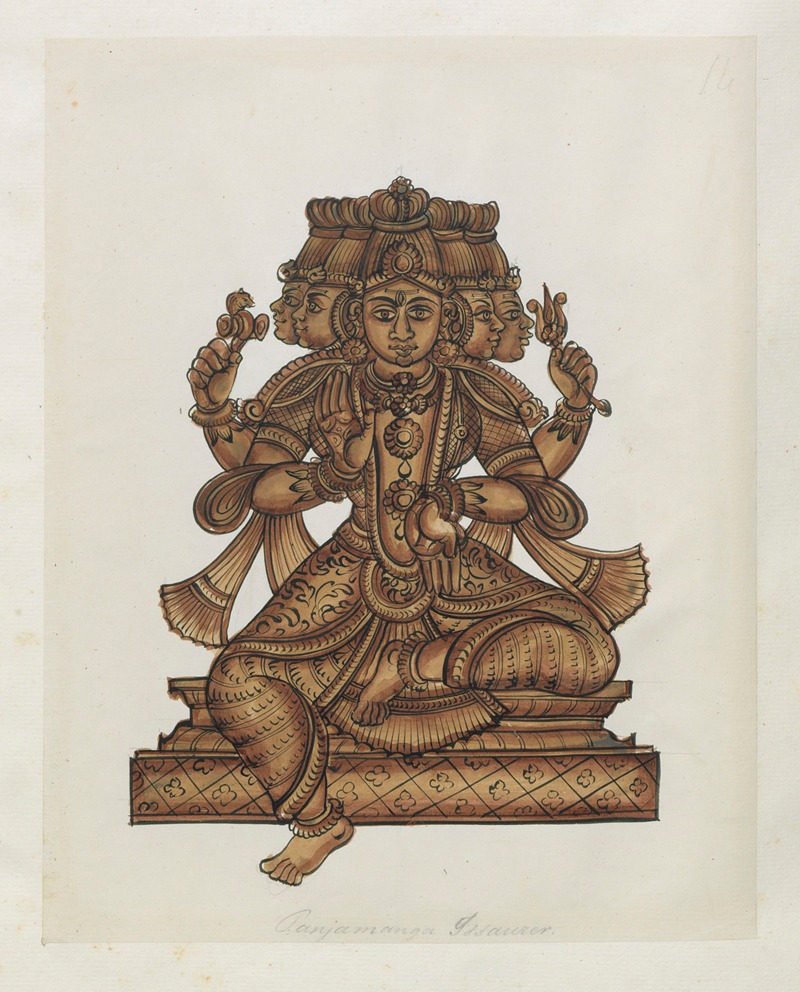 Anonymous - Paintings from the Chidambaram Shrine Pl.028