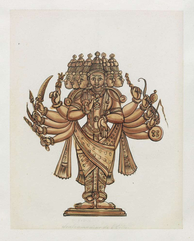 Anonymous - Paintings from the Chidambaram Shrine Pl.043