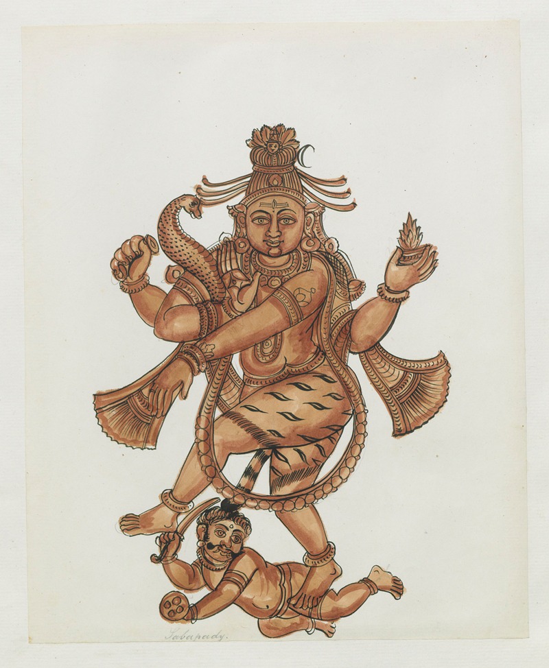 Anonymous - Paintings from the Chidambaram Shrine Pl.084