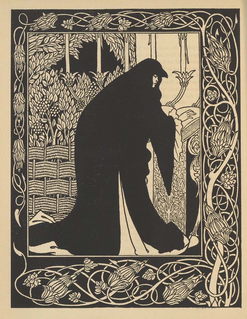 Aubrey Vincent Beardsley - How Queen Guenever made her a nun