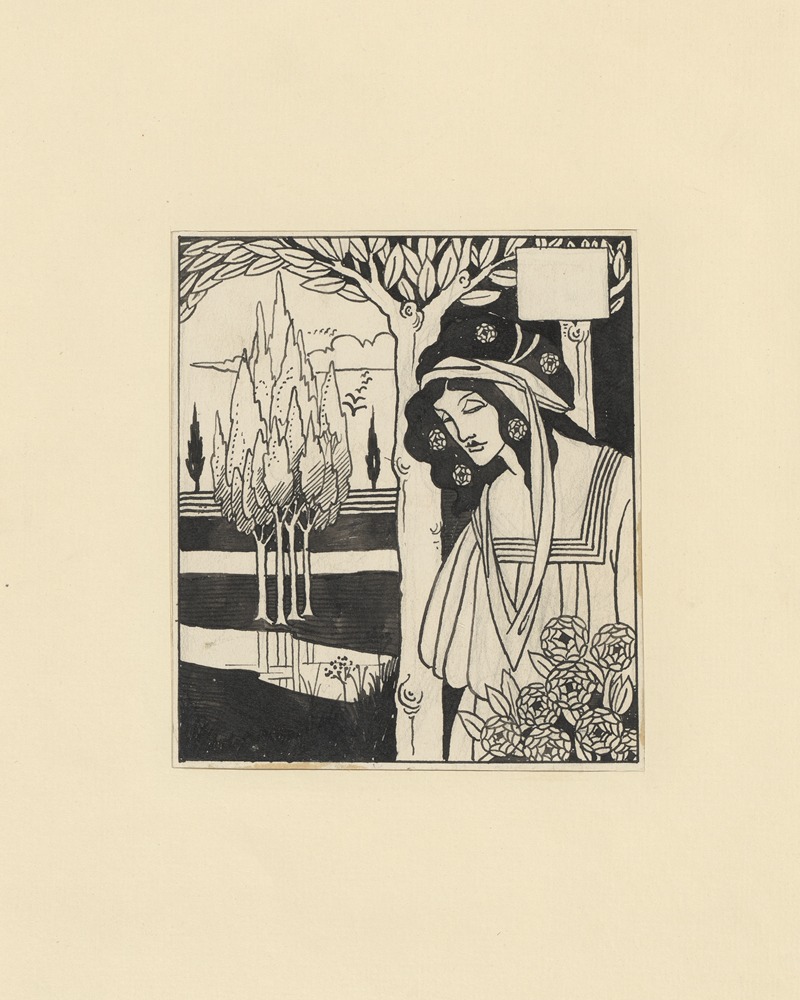 Aubrey Vincent Beardsley - Illustrations by Aubrey Beardsley for King Arthur Pl.02