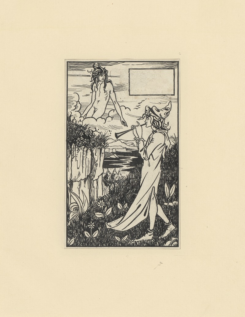 Aubrey Vincent Beardsley - Illustrations by Aubrey Beardsley for King Arthur Pl.04