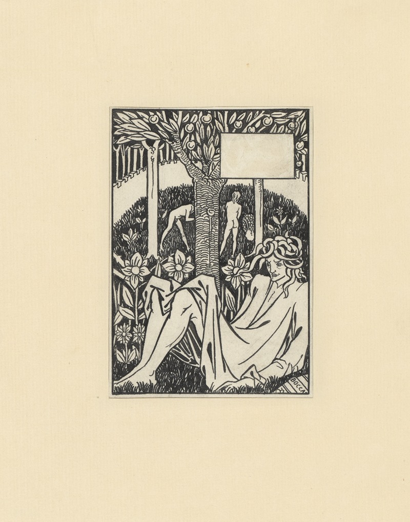 Aubrey Vincent Beardsley - Illustrations by Aubrey Beardsley for King Arthur Pl.06