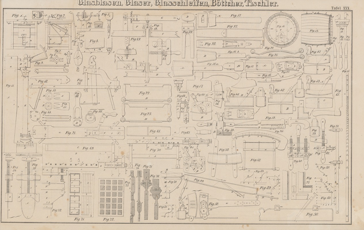 Heinrich August Pierer - Atlas der Abbildungen Pierer’s Universal Lexikon Pl.41