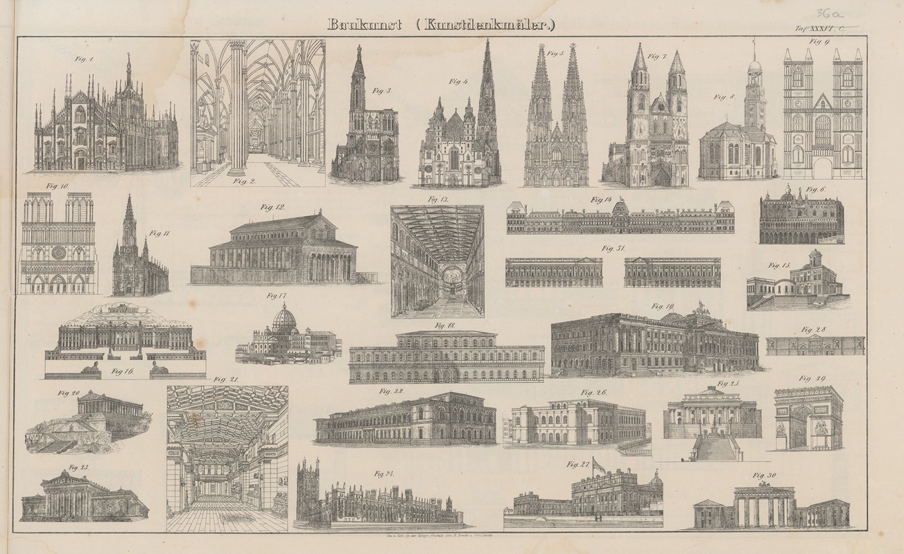 Heinrich August Pierer - Atlas der Abbildungen Pierer’s Universal Lexikon Pl.47
