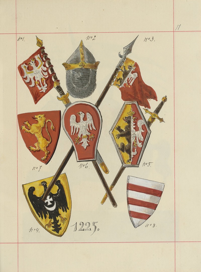 Boleslaw Starzyński - Broń zaczepna i odporna w Polsce. T. 1, Zbroje i części uzbrojenia Pl.010