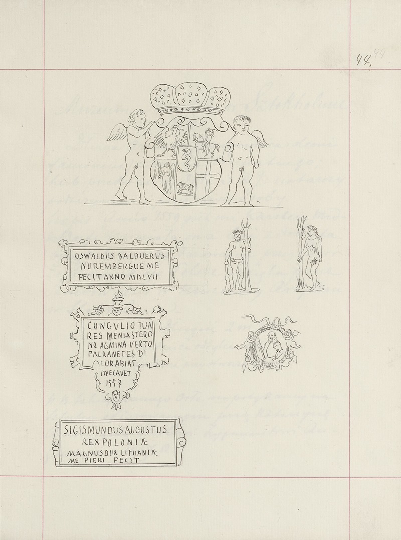 Boleslaw Starzyński - Broń zaczepna i odporna w Polsce. T. 3, Rynsztunki, broń palna, rzędy Pl.040