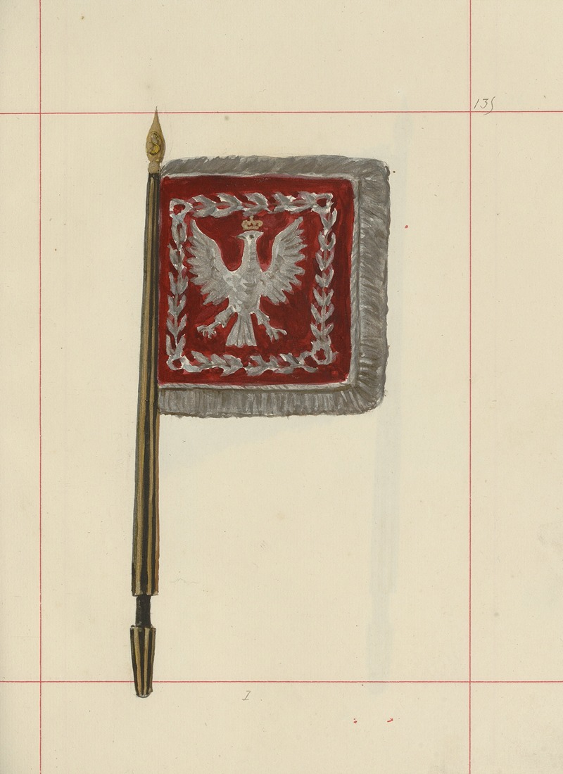 Boleslaw Starzyński - Broń zaczepna i odporna w Polsce. T. 4, Pasy lite, ozdoby, chorągwie i proporce Pl.116