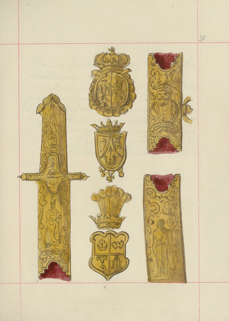 Boleslaw Starzyński - Broń zaczepna i odporna w Polsce. T. 5, Uzupełnienia Pl.028